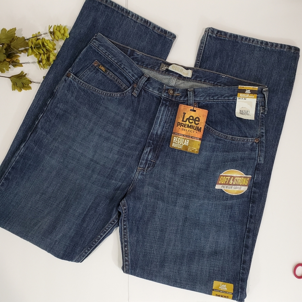 Lee Premium Select Reg Bootcut Jeans 36x32 NWT - Picture 9 of 15